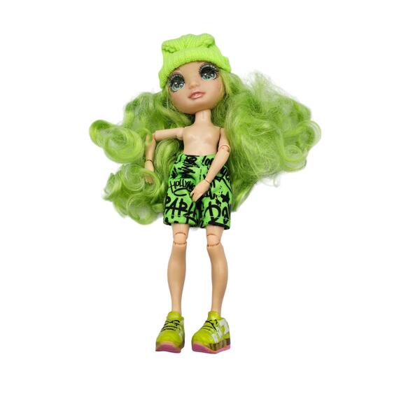 Rainbow High Jade Hunter Series 1 Green Doll Anti Sparkle Club - Picture 1 of 4